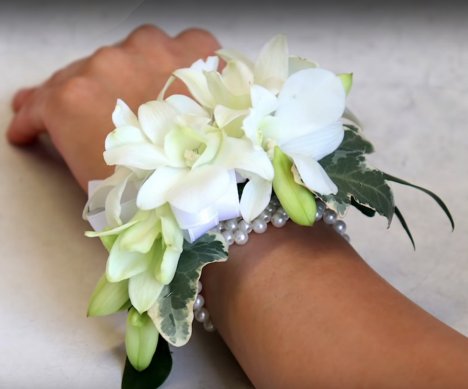 Attaching Flowers to a Wrist Bracelet - DIY Flower Tutorials & Supply