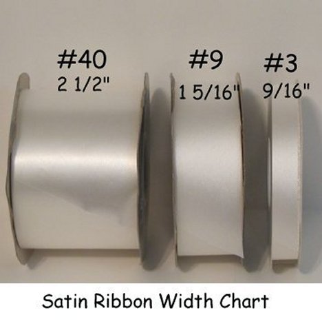 #9 Double Face Satin Ribbon Offray Red