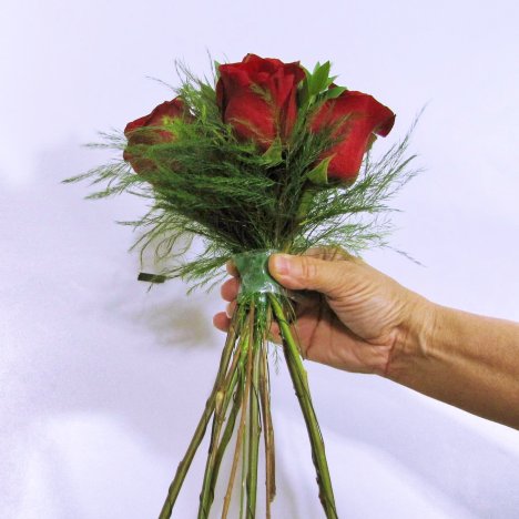 hand flower wedding
