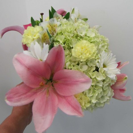 Hand tied bouquet wrap #4