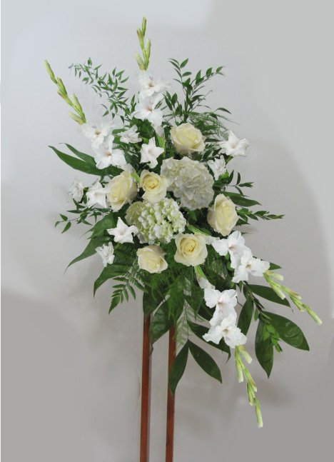 Church Flower Stand - DIY Wedding Flowers for Ceremonies