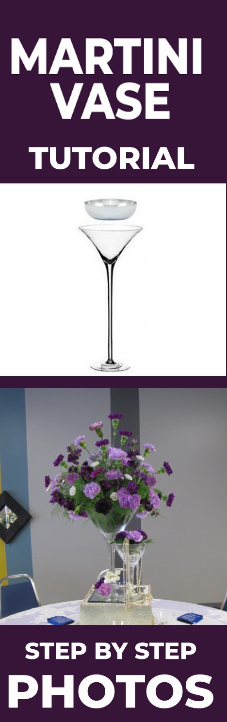 martini glass vases wedding centerpieces
