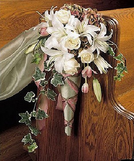 Pew Decoration Diy Wedding And Flower
