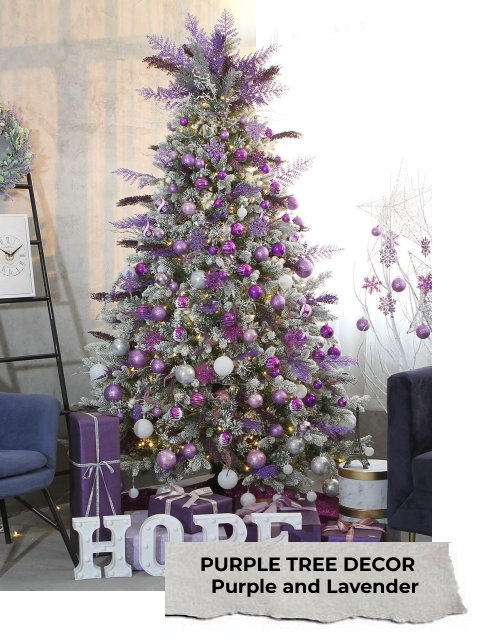 Purple Christmas Ornaments - Decorations Ideas for the Christmas Trees