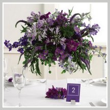 Purple Wedding Centerpieces Diy