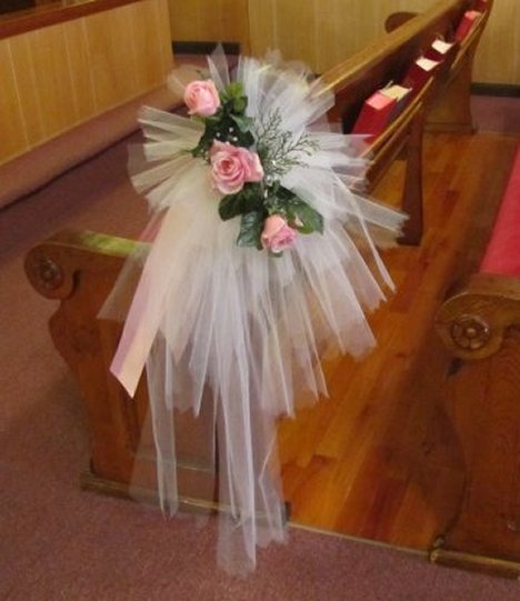 Tulle Aisle Decorations Step By Step Diy Wedding Flower Tutorials