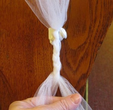 Tulle Church Decorations - DIY Wedding Decorations and Bows