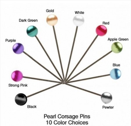 Pearl pins for flowers deals