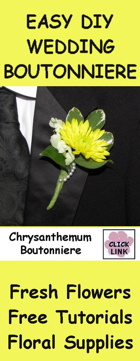 Boutonniere Wedding Flowers - Easy DIY Flower Tutorials for Brides