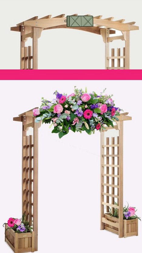 diy flower arch diy flower arch